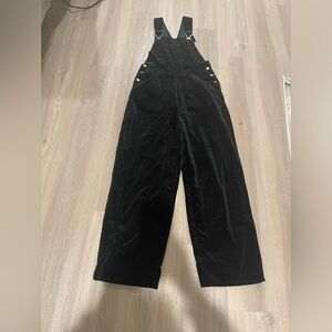 Jeffrey halper velvet overalls size 6
